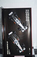 Minichamps mclaren mercedes m.hakkinen twin set 402 989901 1:43