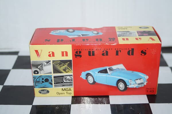 Vanguards mga open top blue va05002 1:43 scale