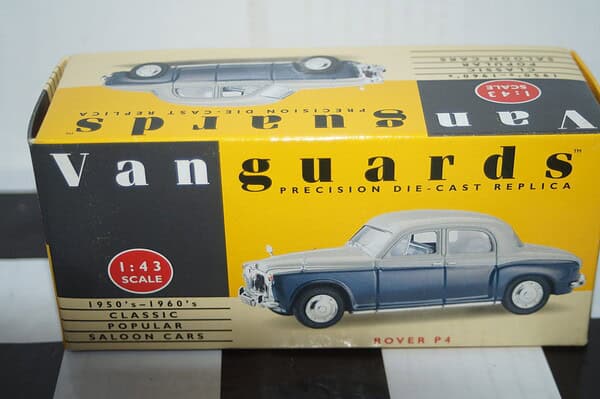 Vanguards rover p4 blue grey va19004 in 1/43rd
