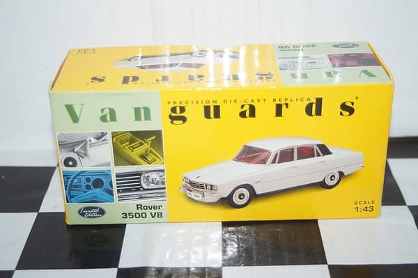 Vanguards rover 3500 v8 davos white rc1002/2 1:43 scale