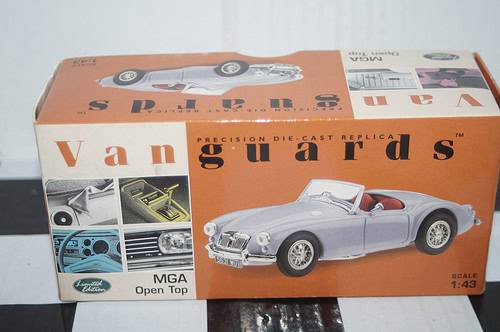 Vanguards mga open top dove grey va50000 1:43 scale