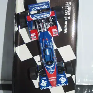 Minichamps toleman tg 183 candy 1983, d.warwick 430 830035 1:43