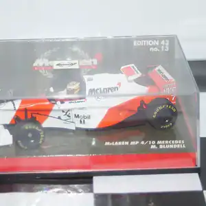 Minichamps mclaren mercedes mp 4/10 m.blundell 530 954317 1:43