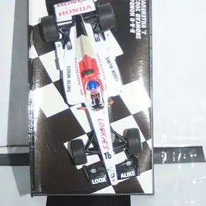 Minichamps bar honda showcar 2003 j. villeneuve 400 030086 1:43