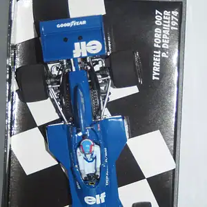 Minichamps tyrrell ford 007 1974 p.depailler 400 740004 diecast 1:43
