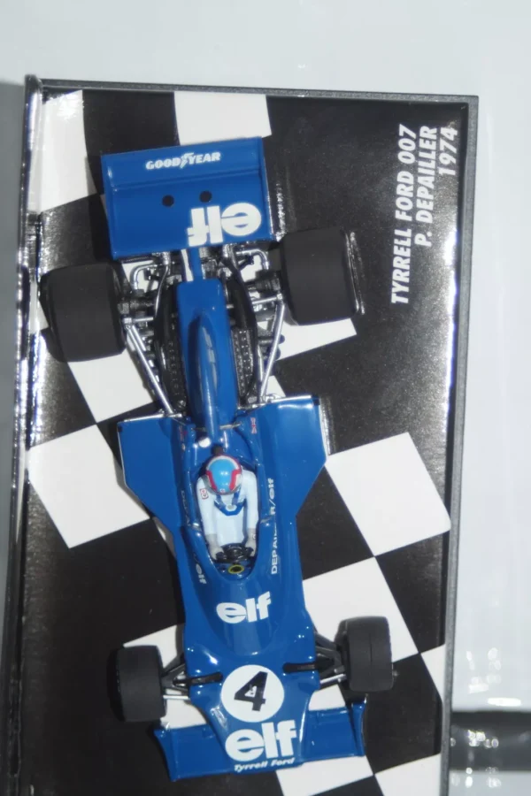 Minichamps tyrrell ford 007 1974 p.depailler 400 740004 diecast 1:43
