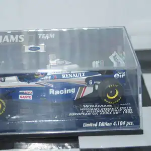 Minichamps williams renault fw18 j.villeneuve 1st win 400 960206 1:43