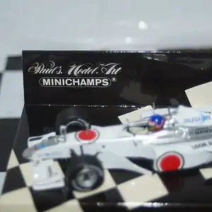 Minichamps bar honda showcar j. villeneuve 430 000072 diecast 1:43