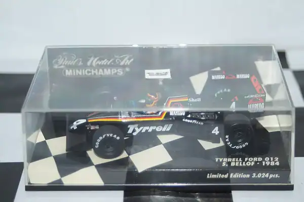 Minichamps tyrrell ford 012 1984 bellof 400 840004 diecast 1:43