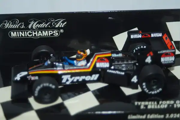 Minichamps tyrrell ford 012 1984 bellof 400 840004 diecast 1:43