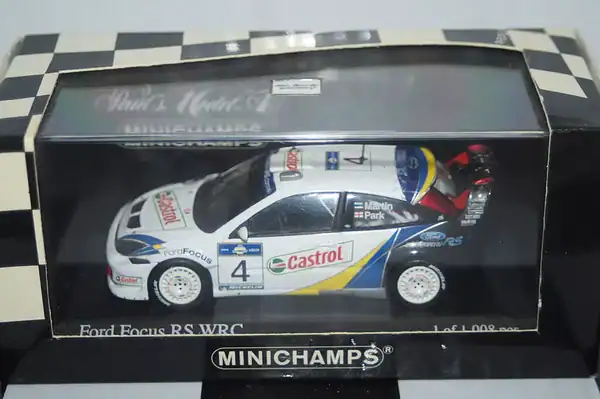 Minichamps ford focus rs wrc acropolis rally 2003 400 038374,1:43