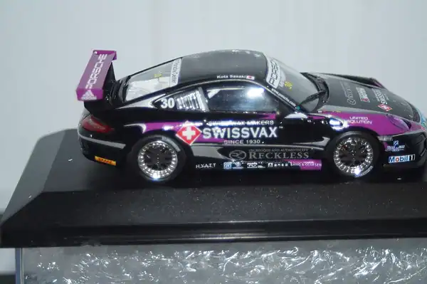 Minichamps porsche 911 gt3 cup asia 2007 #30 sasaki,400 076430 ,1:43