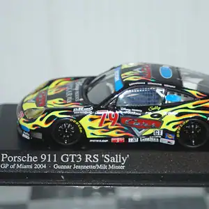 Minichamps porsche 911 gt3 rs gp of miami 2004,400 046979 ,1:43
