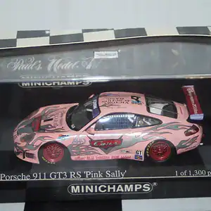 Minichamps porsche 911 gt3rs "pink sally"phoenix 250 2004,046945 ,1:43