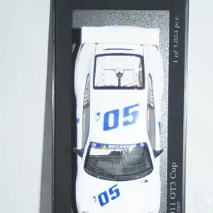 Minichamps porsche 911 gt3 "presentation" 2005, 400 056400 ,1:43
