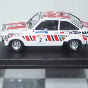 Trofeu ford escort mk2 1000 lakes rally #2 1979 mikkola rr.fi 36 1/43