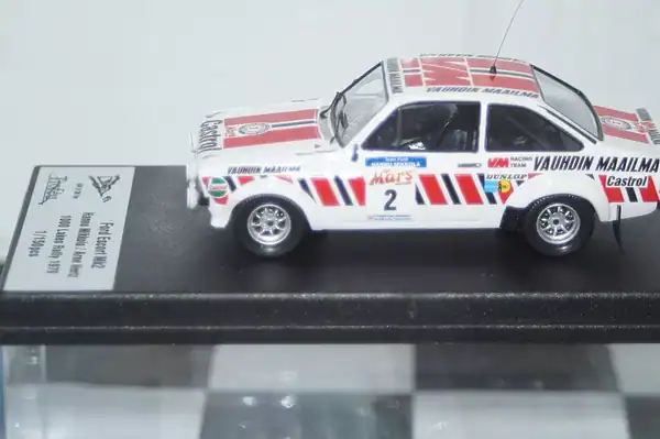 Trofeu ford escort mk2 1000 lakes rally #2 1979 mikkola rr.fi 36 1/43