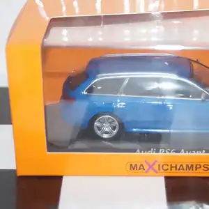 Maxichamps audi rs6 avant blue matallic 2007 minichamps 1:43 940 017211