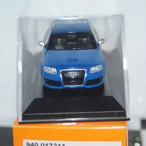 Maxichamps audi rs6 avant blue matallic 2007 minichamps 1:43 940 017211