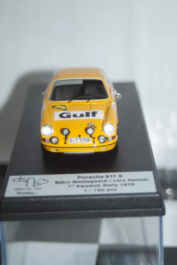 Trofeu porsche 911 s 1st swedish rally #2 1970 waldegaard dsn-237 1/43