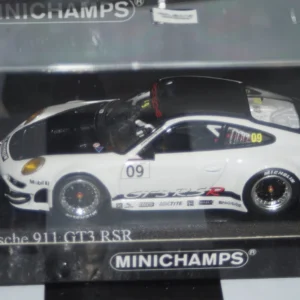 Minichamps porsche 911 gt3 rsr "presentation" 2009 #09 ref 400 096909,1:43