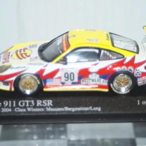 Minichamps porsche 911 gt3 rsr 24hr lm 2004 #90,400 046990,1:43