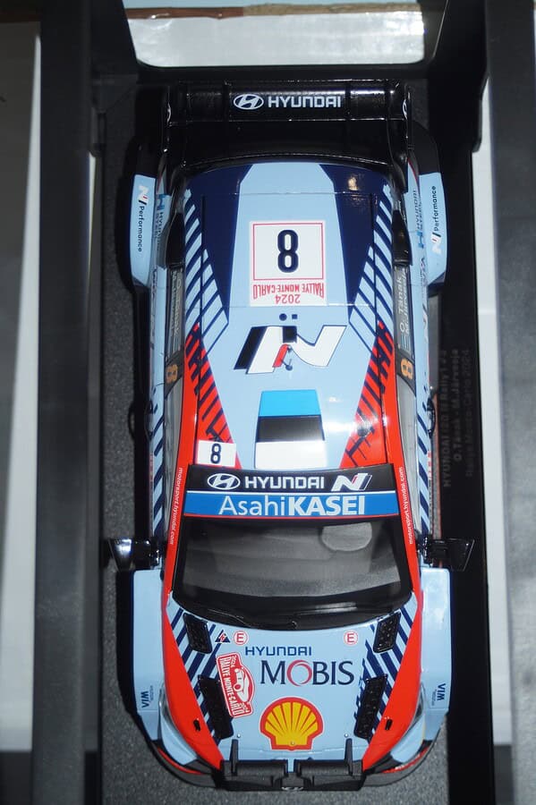 Ixo hyundai i20 n monte carlo rally 2024 #8 o.tanak 18rmc195.22