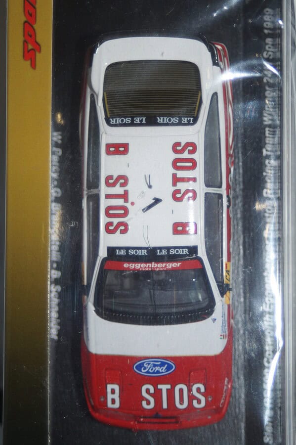Spark ford sierra rs 500 cosworth 3rd 24h spa 1989 #2 1:43 sb241