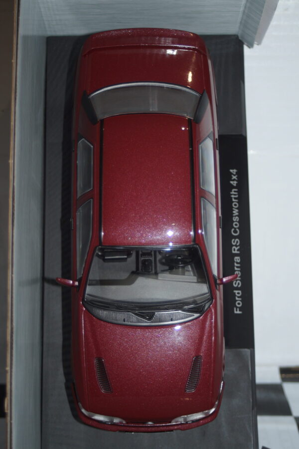 Model car group ford sierra cosworth 4 x 4 maroon mcg18354