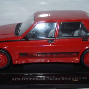 Model car group alfa romeo 75 evolutione 1987 red mcg18428 1:18