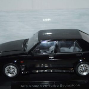 Model car group alfa romeo 75 evolutione 1987 black mcg18429 1:18