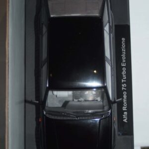 Model car group alfa romeo 75 evolutione 1987 black mcg18429 1:18
