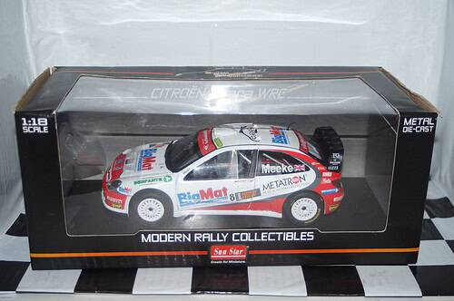 Sunstar citroen xsara wrc bologna motor show 2008 meeke ref 4472 1:18