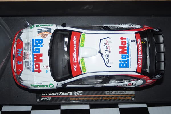 Sunstar citroen xsara wrc bologna motor show 2008 meeke ref 4472 1:18