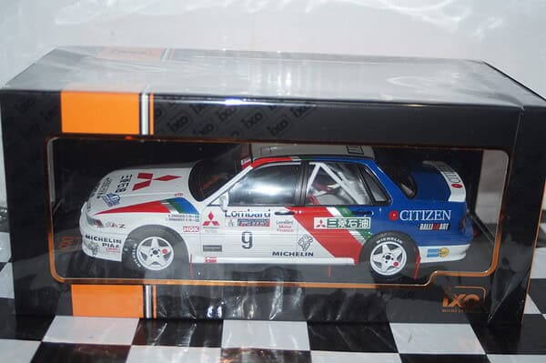 Ixo mitsubishi galant vr-4 rac rally 1990 k.eriksson #9 1:18 18rmc192a