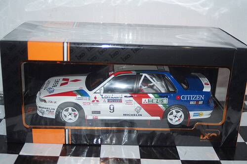 Ixo mitsubishi galant vr-4 rac rally 1990 k.eriksson #9 1:18 18rmc192a