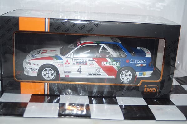 Ixo mitsubishi galant vr-4 rac rally 1990 a.vatanen #4 1:18 18rmc192b