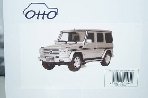 Otto mercedes g class in silver 1:18 ot1126