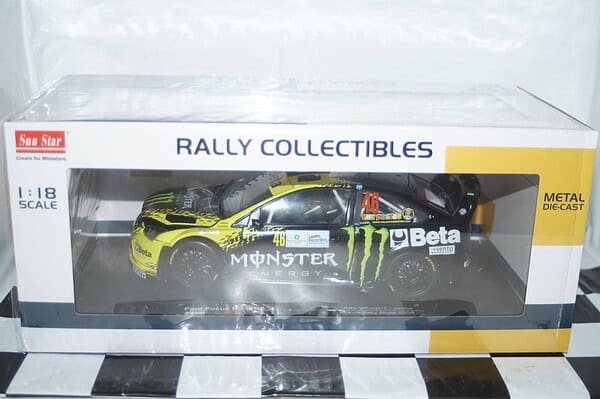 Sunstar ford focus rs wrc08 #46 v.rossi monza rally show 3981 1:18