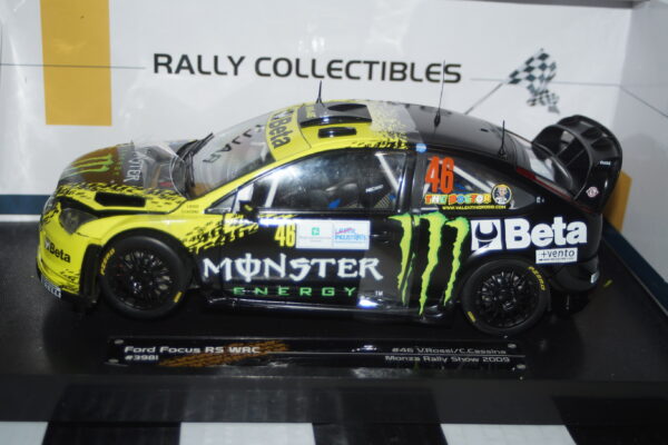 Sunstar ford focus rs wrc08 #46 v.rossi monza rally show 3981 1:18