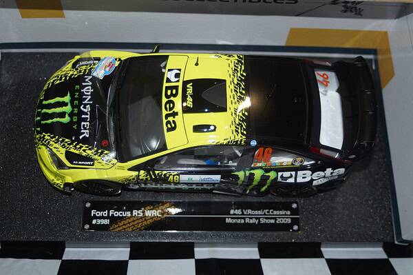 Sunstar ford focus rs wrc08 #46 v.rossi monza rally show 3981 1:18