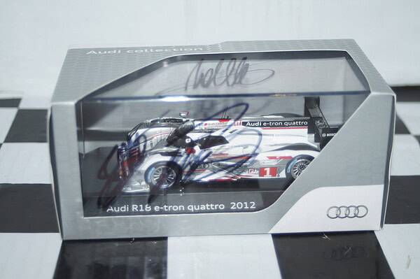 Spark audi r18 e-tron quattro, 2012 (signed)(dealer) 502.12.002.13 1:43