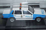 Premium x volvo 740 stockholm police 1985 1:43 diecast prd439
