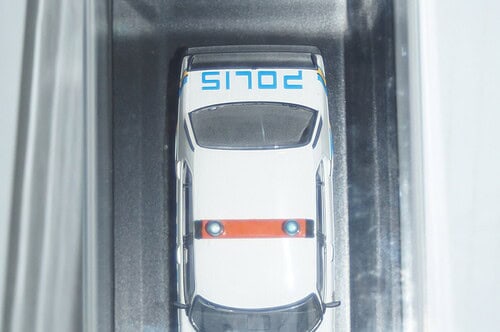 Premium x saab 900i swedish police 1987 1:43 diecast prd450