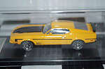 Premium x ford mustang mach 1 1971 yellow 1:43 diecast prd397j
