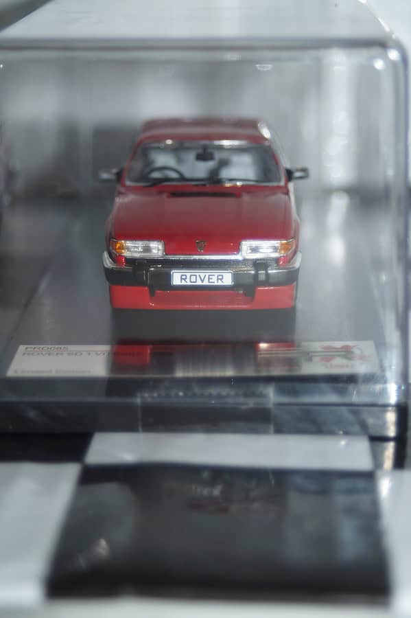 Premium x rover sd 1 vitesse 1980 in red 1:43 diecast prd085