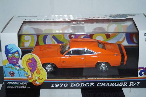 Greenlight dodge charger r/t 1970 orange 1:43 diecast 86302