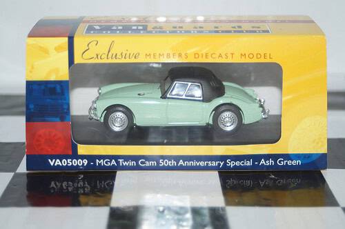Vanguards mga twin cam 50th anniversary special ash green va05009 1:43