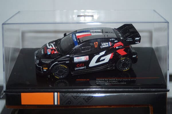 Ixo toyota gr yaris rally 1 winner croatia rally #17 2024 ogier 1:43 ram932