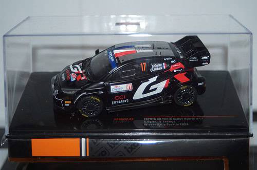 Ixo toyota gr yaris rally 1 winner croatia rally #17 2024 ogier 1:43 ram932